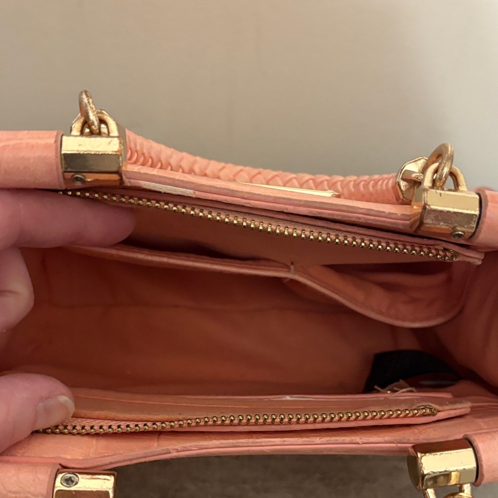 bebe Pink Mini Bag with Gold Accents - Picture 3 of 5